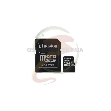 Карта пам яті 16 Gb microSD Kingston UHS-I G2 (Premium) SDC10G2 / 16GB