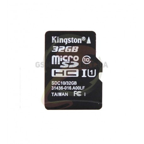 Карта пам яті 32 GB microSD Kingston UHS-I G2 Class10 (без адаптера) (SDC10G2 / 32GBSP)