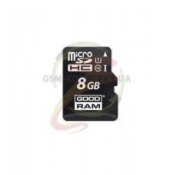 Карта памяти 8 Gb microSD GOODRAM UHS-1 Class10 (M1AA-0080R11)