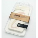 Чехол ультратонкий X-LEVEL Limpid для iPhone 6/6S, силиконовый, черный