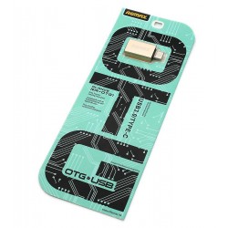 Переходник Remax USB(F) to Type-C (M) RA-OTG1/ Silver