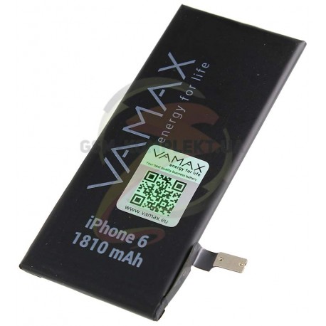 Аккумулятор для Apple iPhone 6 1810 mAh Vamax, усиленный