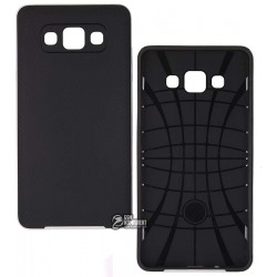 Чехол для Samsung A500 Galaxy A5, Ipaky, силикон + пластик, серебро