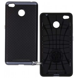 Чохол для Xiaomi Redmi 3 Pro, Ipaky, протиударний, силікон + пластик, сірий колір