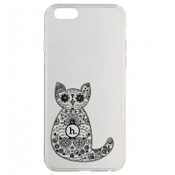 Чехол Hoco силиконовый, Super Star Series Inner Diamond Cat для iPhone 6/6S