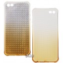 Чехол защитный Hoco Diamond Gradient для iPhone 5/5S, силиконовый, желтый