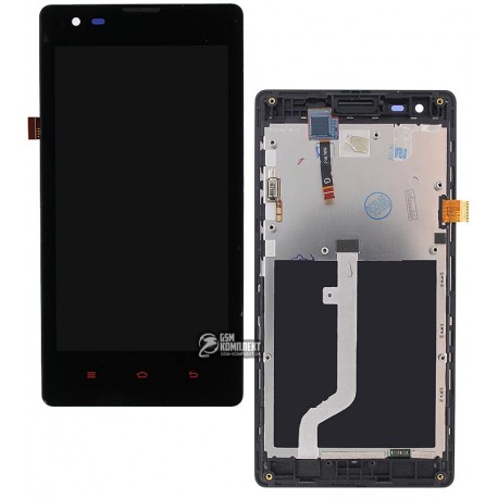 Дисплей для Xiaomi Red Rice 1S, черный, original (PRC), с сенсорным экраном, с передней панелью