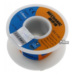 Припой Mechanic HX-T100, Sn 63%, Pb 37%, flux 1-3%, 1.0 мм, 50 г Припой Mechanic HX-T100, Sn 63%, Pb 37%, flux 1-3%, 1.0 мм, 50 г