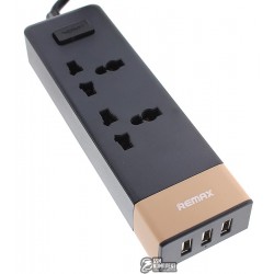 Удлинитель Remax Business Version RU-S3 EU, черный