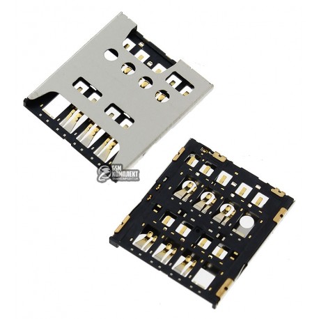 Коннектор SIM-карты для Sony C5302 M35h Xperia SP, C5303 M35i Xperia SP, C5306 Xperia SP, LT26i Xperia S, LT26ii Xperia SL