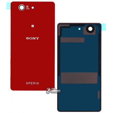 Задняя панель корпуса для Sony D5803 Xperia Z3 Compact Mini, D5833 Xperia Z3 Compact Mini, красная