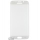 Закаленное защитное стекло для Samsung G925 Galaxy S6 Edge, 0,3мм, 3D белое