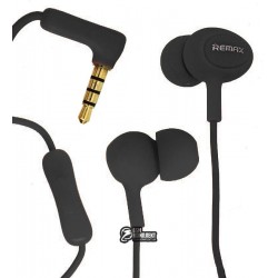 Гарнитура Remax RM-515, с микрофоном, черная