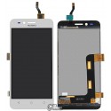 Дисплей для Huawei Y3 II, белый, с тачскрином, (версия 3G), (лого для Huawei), High quality, LUA-U03/U23/L03/L13/L23