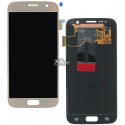 Дисплей для Samsung G930F Galaxy S7, золотистый, с сенсорным экраном (дисплейный модуль), original (PRC)