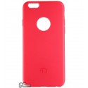 Чехол ультратонкий Hoco Juice для iPhone 6/6S, силиконовый, красный