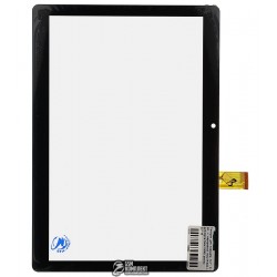 Тачскрин (сенсорный экран, сенсор) для китайского планшета 10.1", 51 pin, с маркировкой HSCTP-823-1, для Digma Plane 1504B, PS1077PL, размер 237*166 мм, черный