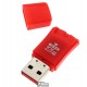 Кард-ридер USB to microSD, красный