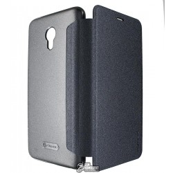 Чехол Nillkin Sparkle кожзам для MeiZu M5, черный