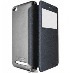 Чехол Nillkin Sparkle кожзам для Xiaomi Redmi 4A, черный Чехол Nillkin Sparkle кожзам для Xiaomi Redmi 4A, черный