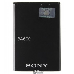 Акумулятор Sony BA600 для Sony ST25i Xperia U, (Li-ion 3.7V 1290mAh) Акумулятор Sony BA600 для Sony ST25i Xperia U, (Li-ion 3.7V 1290mAh)