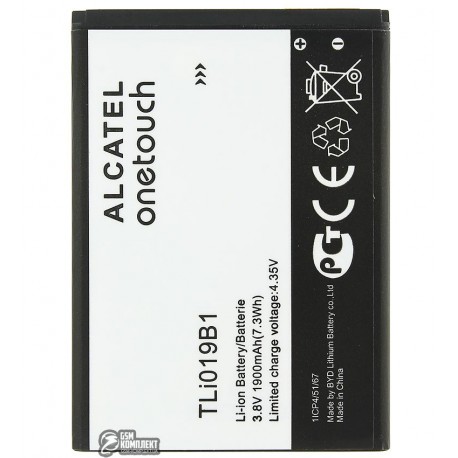 Аккумулятор (акб) TLi019B1 для Alcatel One Touch 7040 POP C7, One Touch 7041D POP C7, Li-ion, 3,8 В, 1900 мАч