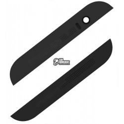 Верхняя + нижняя панель корпуса для HTC One M8, черная