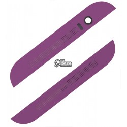 Верхняя + нижняя панель корпуса для HTC One M8, розовая