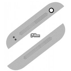 Верхняя + нижняя панель корпуса для HTC One mini 2, серебристая