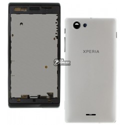 Корпус для Sony ST26i Xperia J, белый
