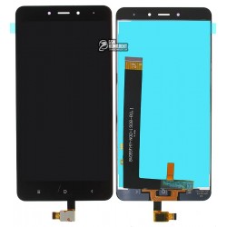 Дисплей для Xiaomi Redmi Note 4, черный, с сенсорным экраном (дисплейный модуль)