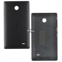 Задняя панель корпуса для Nokia X Dual Sim, черная, с боковыми кнопками Задняя панель корпуса для Nokia X Dual Sim, черная, с боковыми кнопками