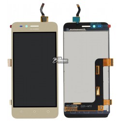Дисплей для Huawei Y3 II, золотистый, с сенсорным экраном (дисплейный модуль),(версия 3G), LUA-U03/U23/L03/L13/L23 Дисплей для Huawei Y3 II, золотистый, с сенсорным экраном (дисплейный модуль),(версия 3G), LUA-U03/U23/L03/L13/L23