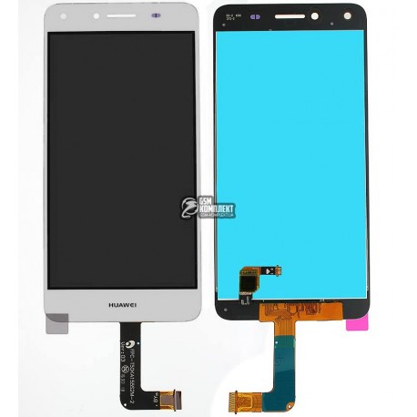 Дисплей для Huawei Y5 II, белый, с сенсорным экраном (дисплейный модуль)