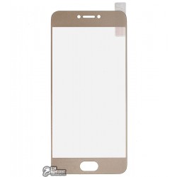 Закаленное защитное стекло для Meizu Pro 6, 0,26 mm 9H, золотое
