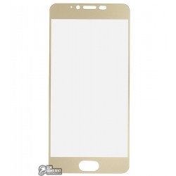Закаленное защитное стекло для Meizu M5, 0,26 мм 9H, золотое