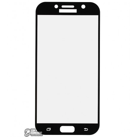 Закаленное защитное стекло для Samsung A720 Galaxy A7 (2017), 0,26 мм 9H, черное