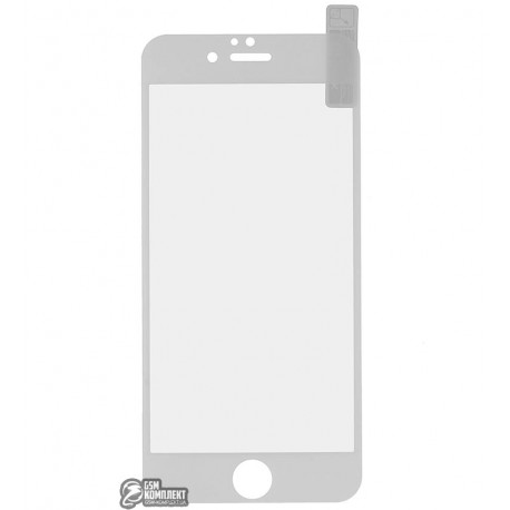 Закаленное защитное стекло для Apple iPhone 6 / 6S, 0,26 мм 9H, белое