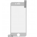 Загартоване захисне скло для Apple iPhone 7/8, 0,26 мм 9H, білий колір