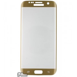 Закаленное защитное стекло для Samsung G935 Galaxy S7 EDGE, 0,26 мм 9H, 3D золотое Закаленное защитное стекло для Samsung G935 Galaxy S7 EDGE, 0,26 мм 9H, 3D золотое