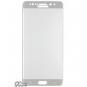 Загартоване захисне скло для Samsung N930 Galaxy Note 7 мм, 0,3 мм, 3D білий колір