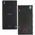 Задняя панель корпуса для Sony D5102 Xperia T3, D5103 Xperia T3, D5106 Xperia T3, черная