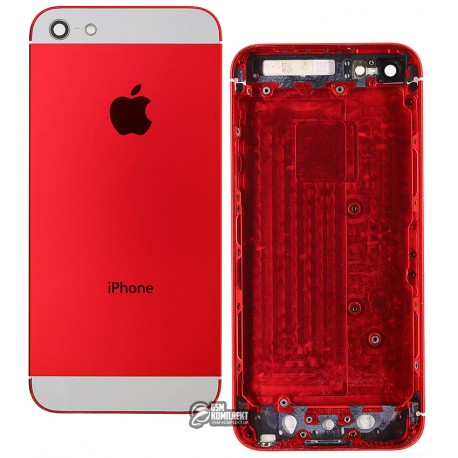 Корпус для Apple iPhone 5, красный