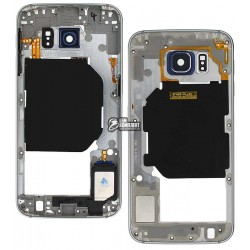 Средняя часть корпуса для Samsung G920F Galaxy S6, черная