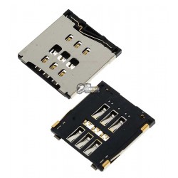 Коннектор SIM-карты для Apple iPhone 6, iPhone 6 Plus Коннектор SIM-карты для Apple iPhone 6, iPhone 6 Plus