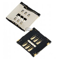 Коннектор SIM-карты для Apple iPhone 5C, iPhone 5S Коннектор SIM-карты для Apple iPhone 5C, iPhone 5S