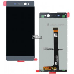 Дисплей для Sony F3212 Xperia XA Ultra Dual, F3215 Xperia XA Ultra Dual, F3216 Xperia XA Ultra Dual, черный, с сенсорным экраном