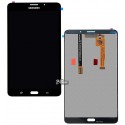 Дисплей для планшета Samsung T285 Galaxy Tab A 7.0 LTE, чорний, з сенсорним екраном (дисплейний модуль)