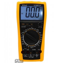 Мультиметр цифровой VC9801A+ с функцией автовыключения и подсветкой