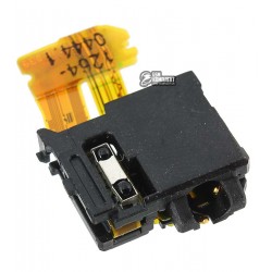 Конектор handsfree для Sony C6602 L36h Xperia Z, C6603 L36i Xperia Z, C6606 L36a Xperia Z, зі шлейфом